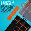 image:imagebeyond by BLACKDECKER Small Parts Organizer Box with Dividers Screw Organizer amp Craft Storage 17Compartment 2Pack BDST60779AEV
