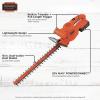 image:imageBLACKDECKER 20V MAX Hedge Trimmer Kit 18Inch LHT218D1AEV  OrangeTrimmer Kit